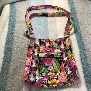 Vera Bradley Va va bloom crossbody hipster boho bag